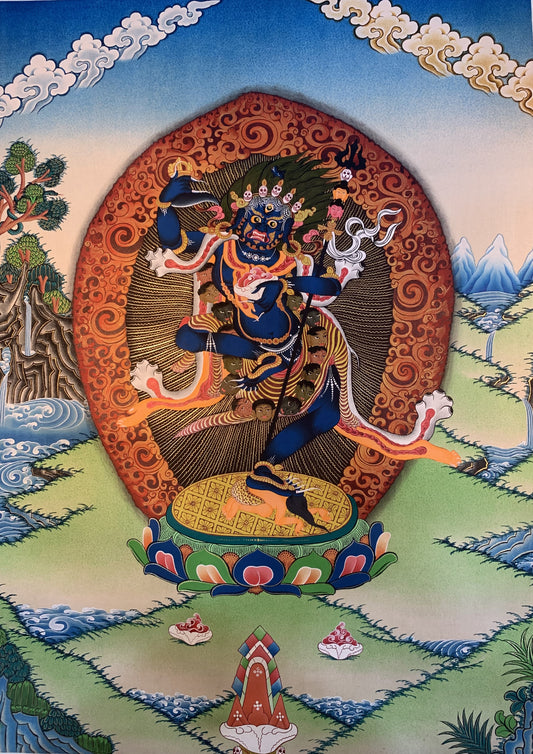 Vajrayogini TromaNagpo Thangka Painting 50*40