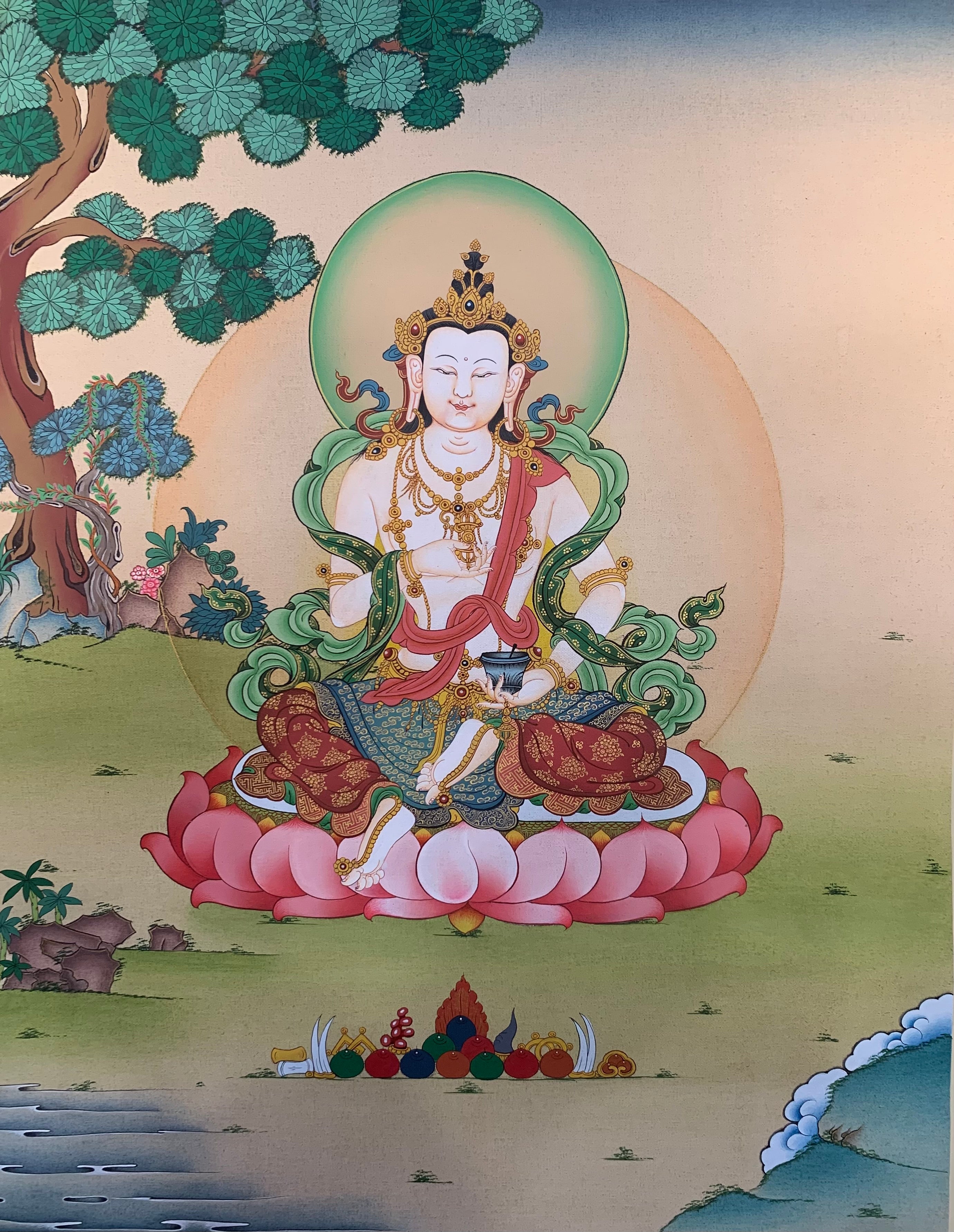 Vajrasattva Thangka Painting 40*30