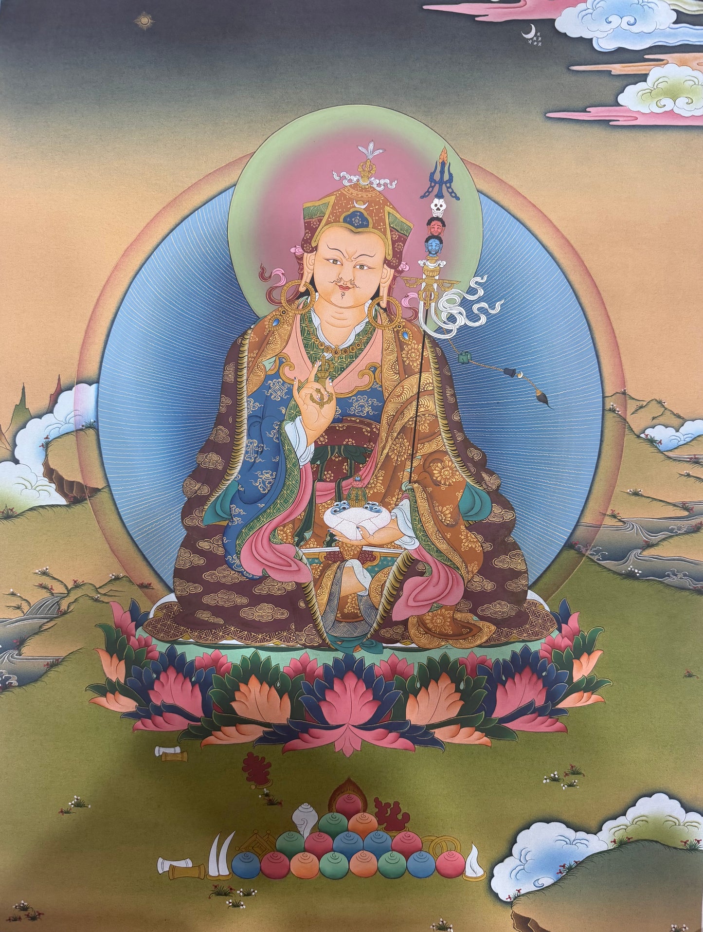 Guru Rinpoche Thangka Painting 60*45