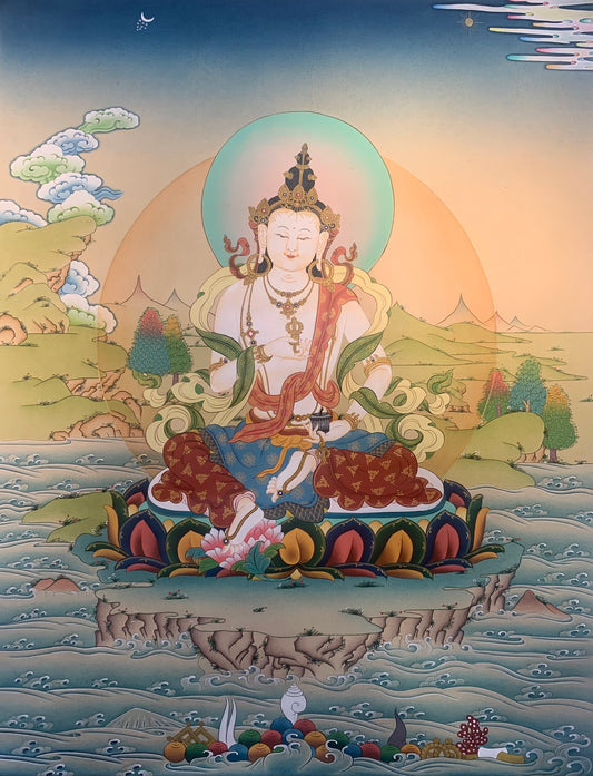 Vajrasattva Thangka Painting 60*45