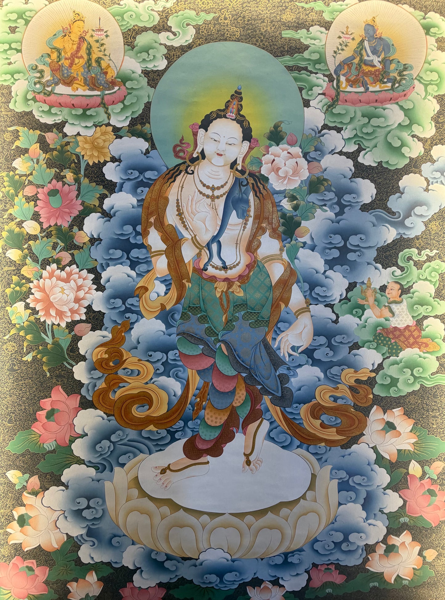 Chenrezig Thangka Painting 1200*80