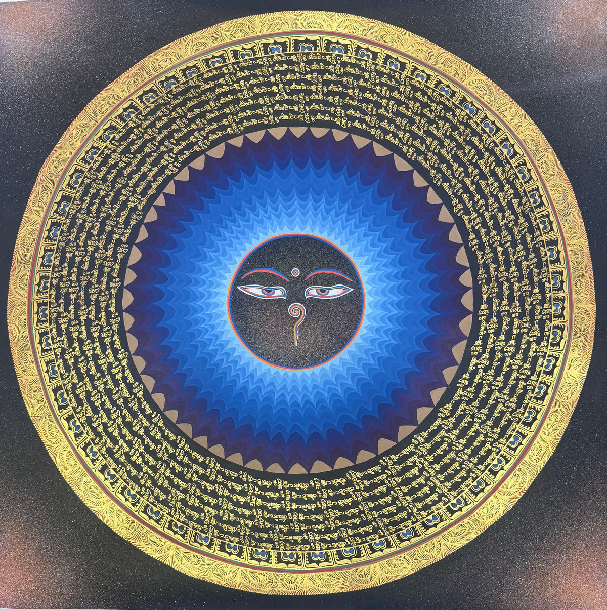 Mantra Mandala Thangka Painting 70*70
