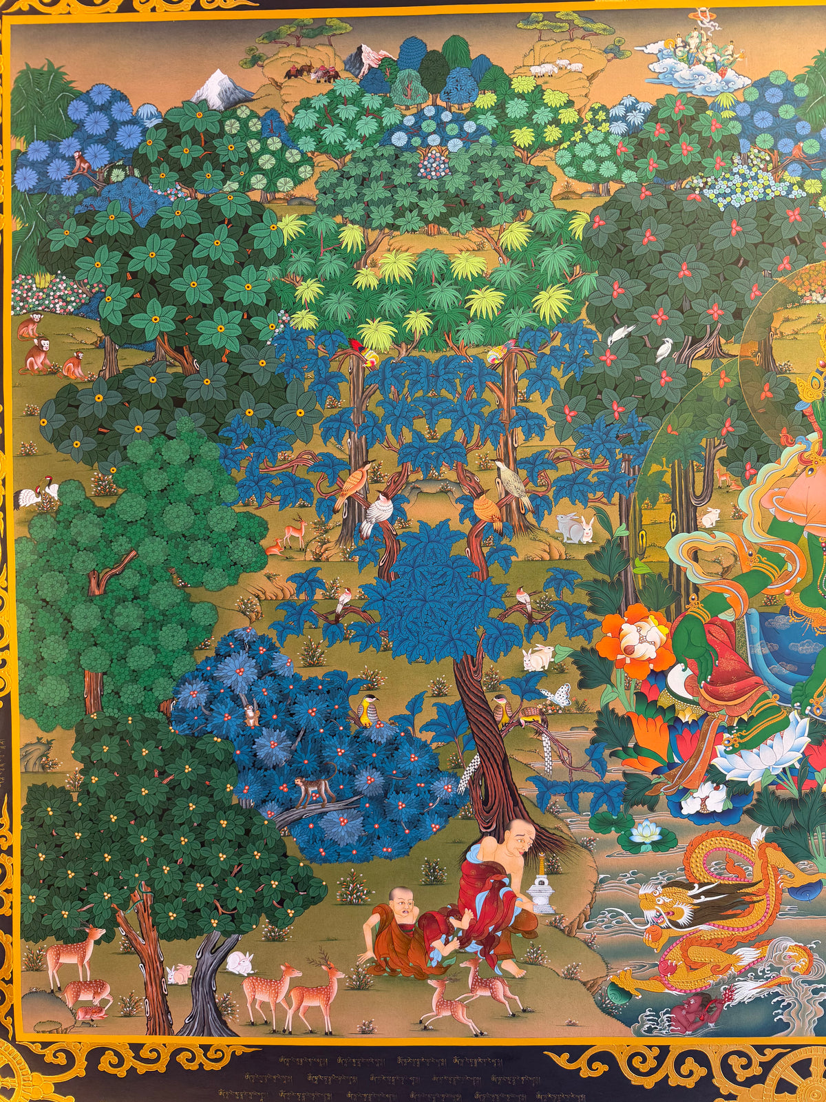 Green Tara Thangka Painting 120*210