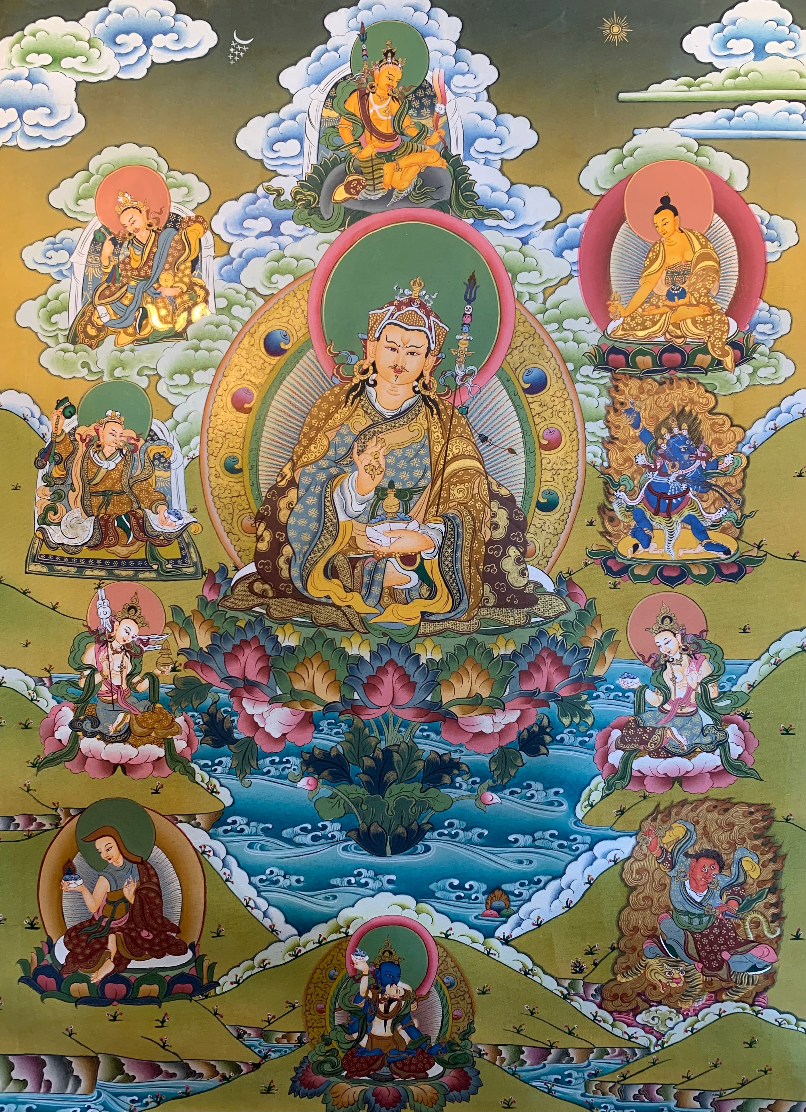 Guru Rinpoche Thangka Painting 40*30