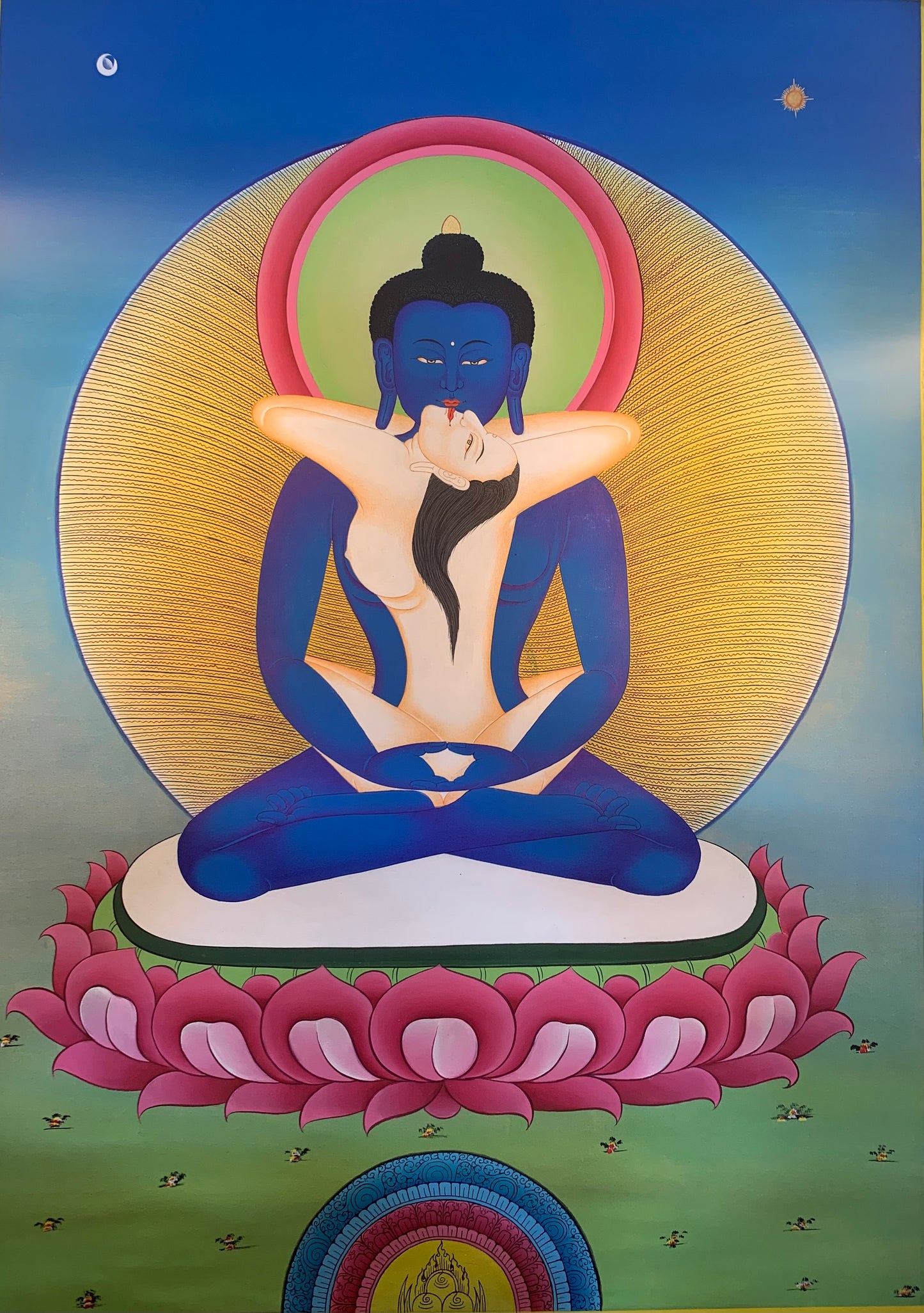 Samantabhadra Thangka 60*45