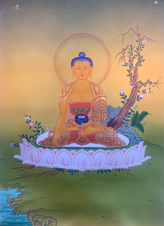 Shakyamuni Buddha Thangka Painting 52*40