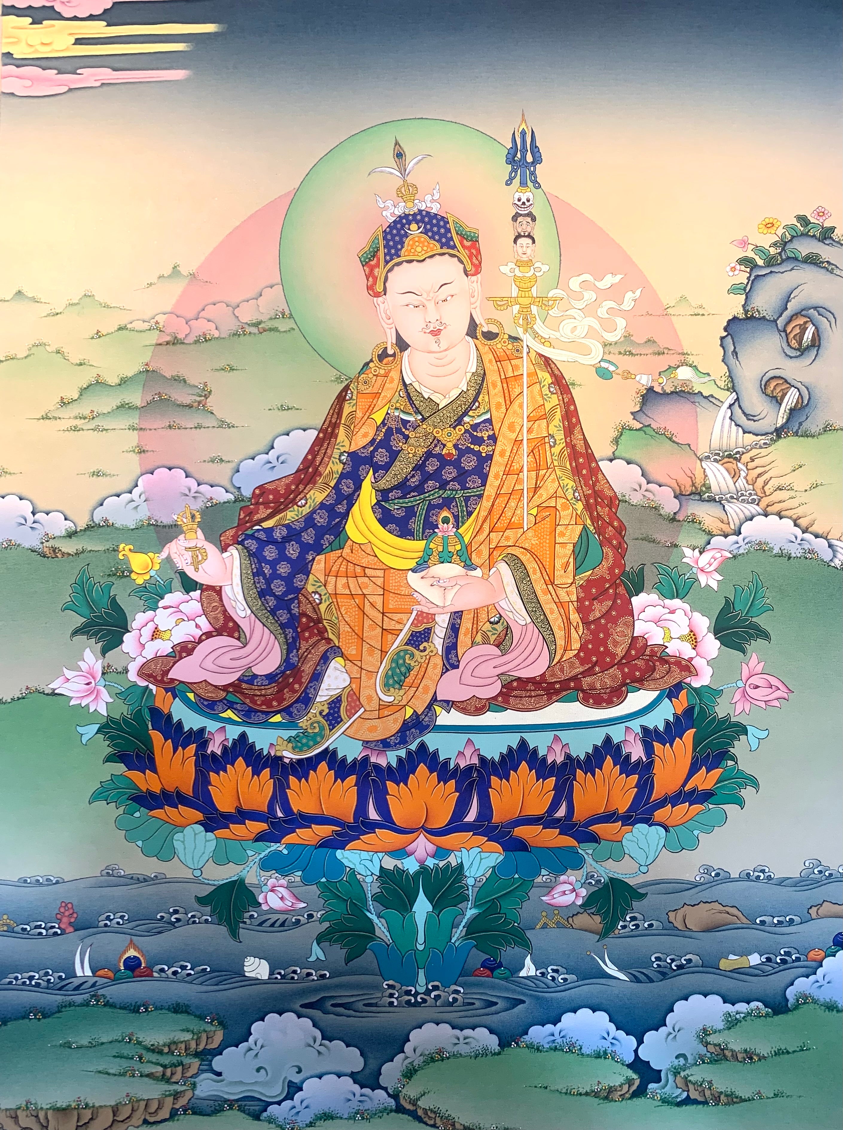 Guru Rinpoche Thangka Painting 60*45
