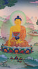 गैलरी व्यूअर में वीडियो लोड करें और चलाएं, Shakyamuni Buddha Thangka Painting 60*46