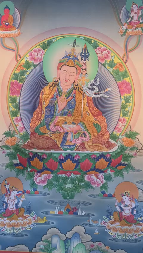 Guru Rinpoche Thangka Painting 60*42