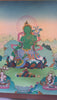在图库查看器中加载和播放视频，Green Tara Thangka Painting 60*45