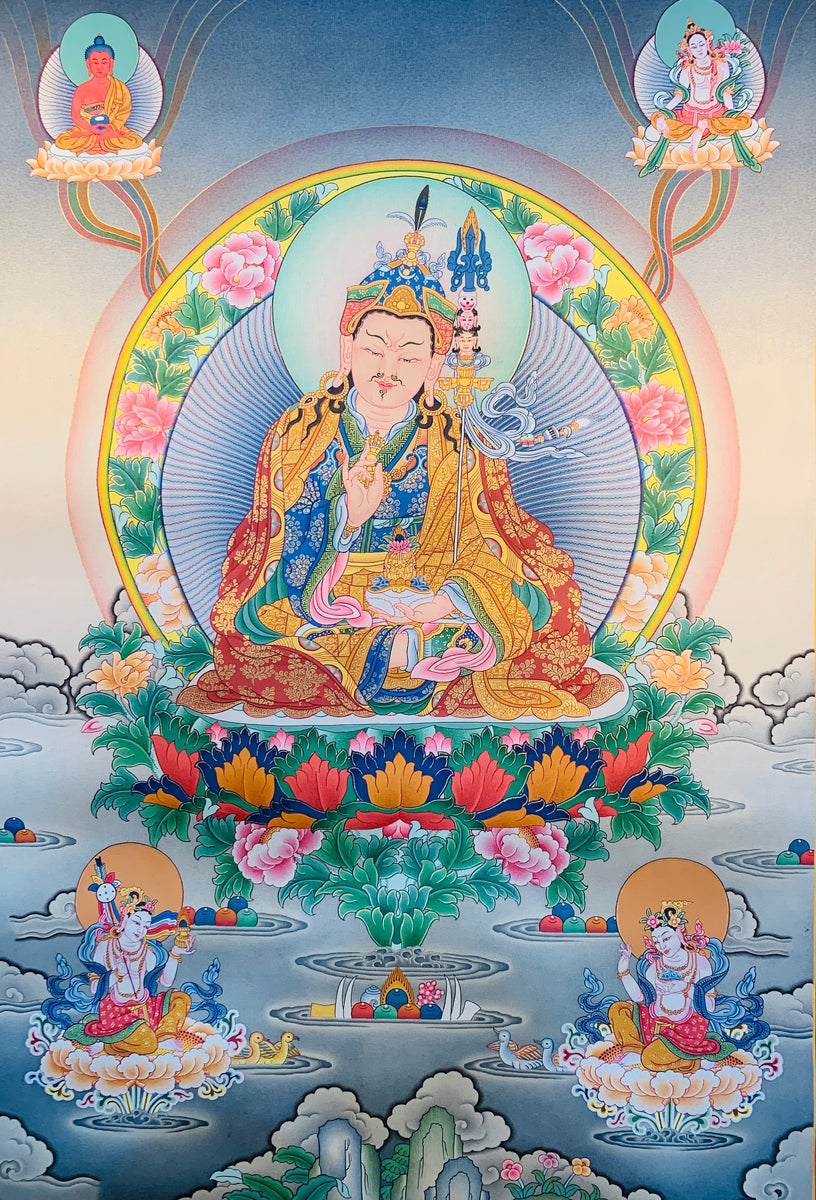 Guru Rinpoche Thangka Painting 60*42 | The Thangka