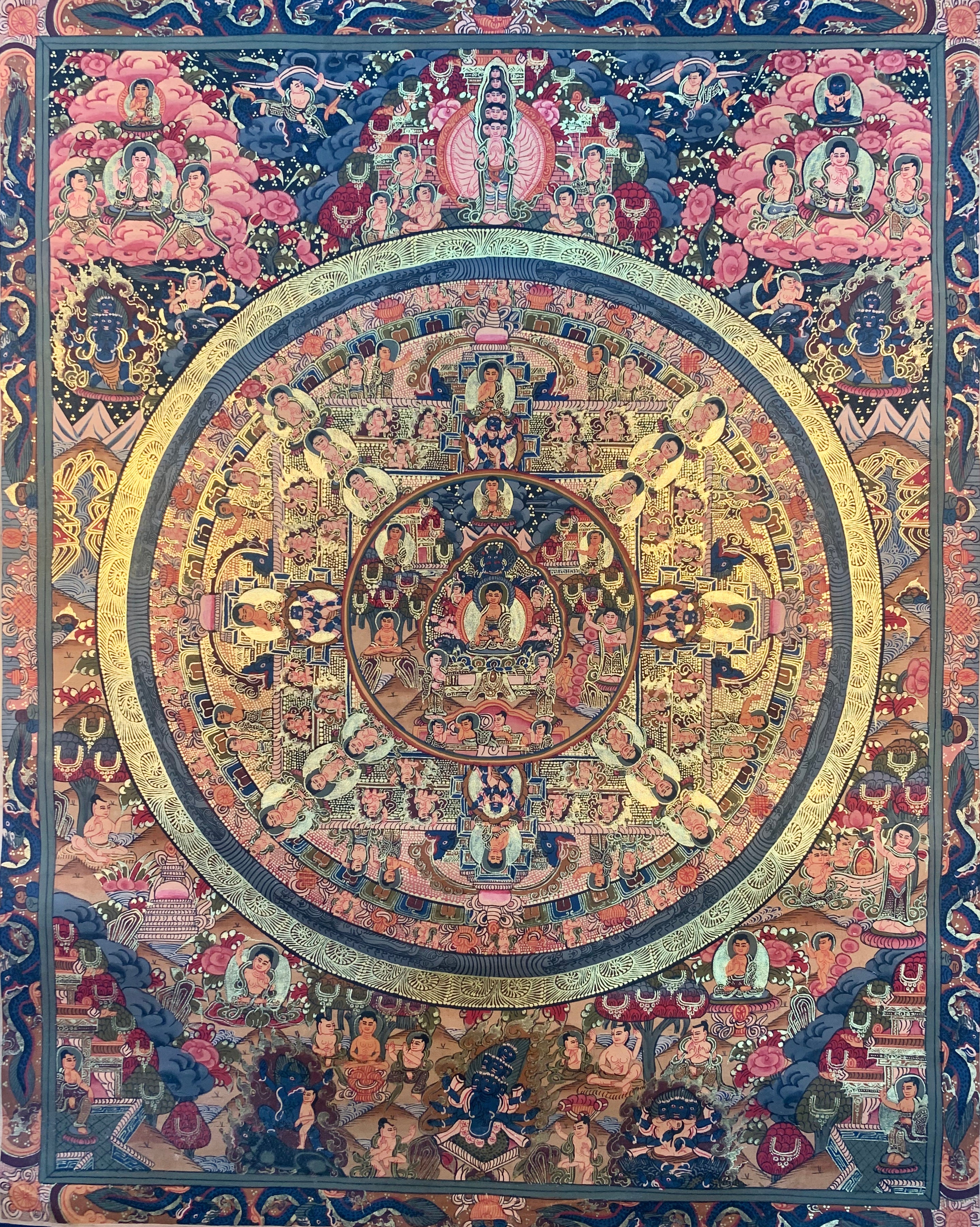 Buddha Mandala Thagka Painting 60*45