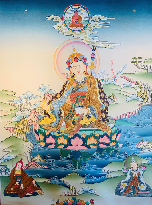 Guru Rinpoche Thangka Painting 70*50 - The Thangka