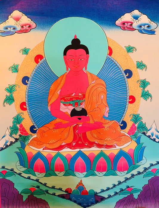 Amitabha Buddha Thangka Painting 50*40 - The Thangka