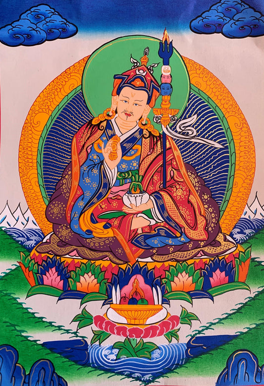 Guru Rinpoche Thangka Painting 40*30 - The Thangka