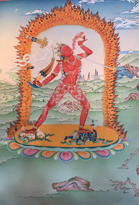 Vajrayogini Thangka Painting 56*42 - The Thangka