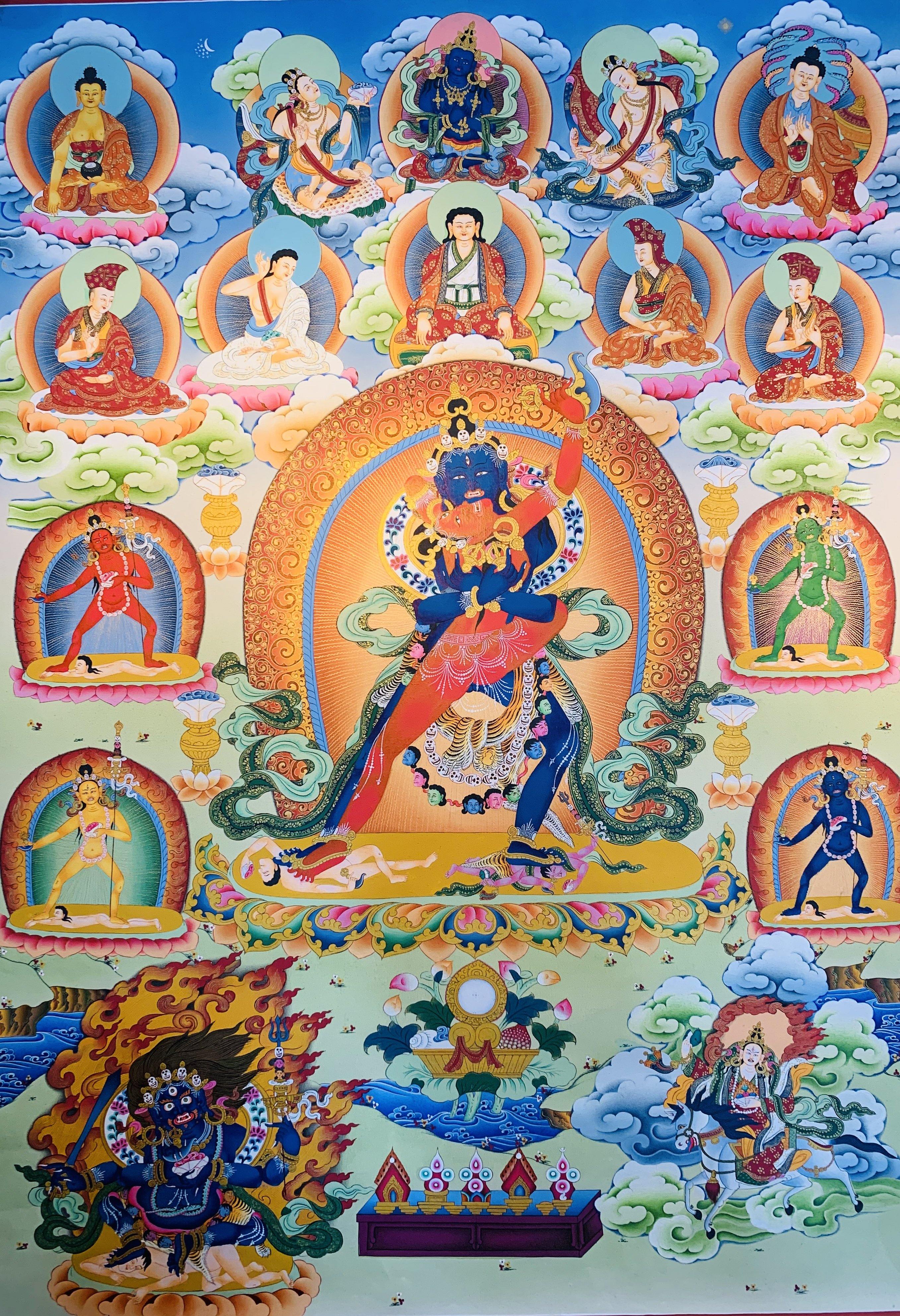 Chakrasamvara Thangka Painting 70*50 - The Thangka