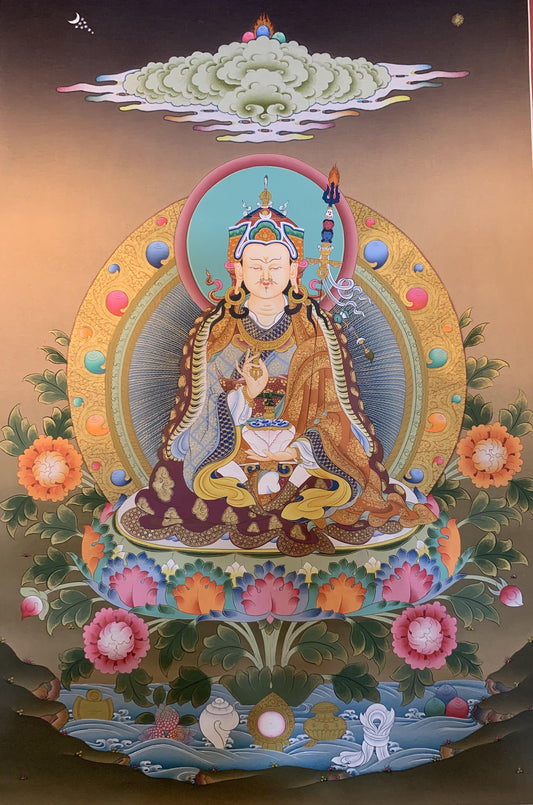 Guru Rinpoche Thangka Painting 60*45 - The Thangka