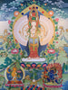 Avalokiteshvara Thangka Painting 60*45 - The Thangka
