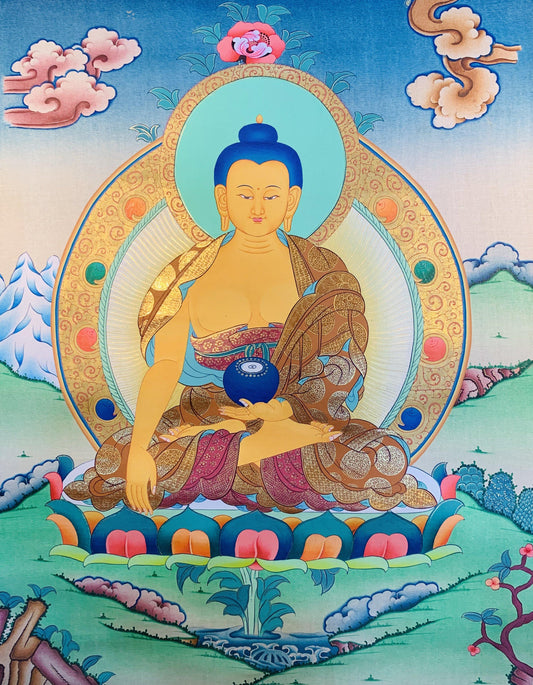 Shakyamuni Buddha Thangka Painting 50*40 - The Thangka