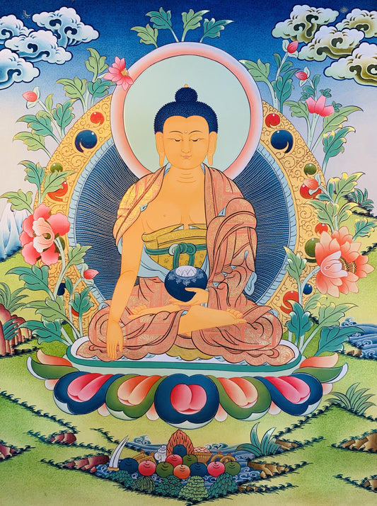 Shakyamuni Buddha Thangka Painting 50*40 - The Thangka