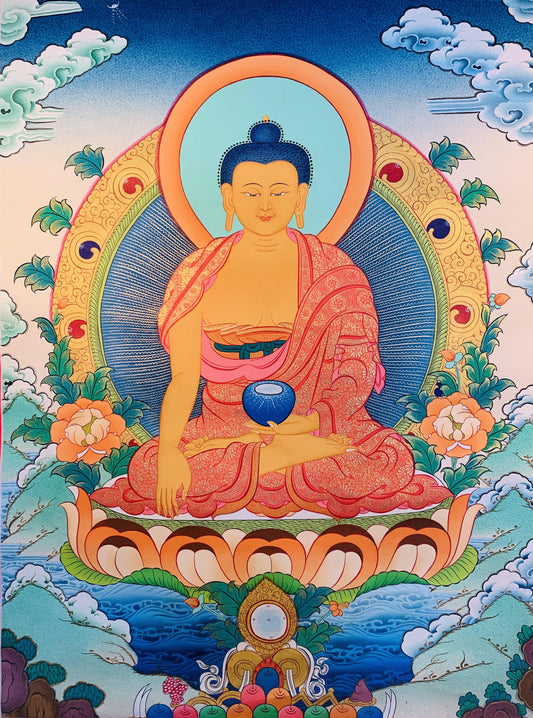 Shakyamuni Buddha Thangka Painting 50*40 - The Thangka