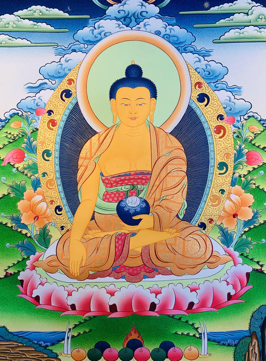 Shakyamuni Buddha Thangka Painting 50*40 - The Thangka