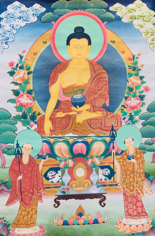 Shakyamuni Buddha Thangka Painting 135*90 - The Thangka