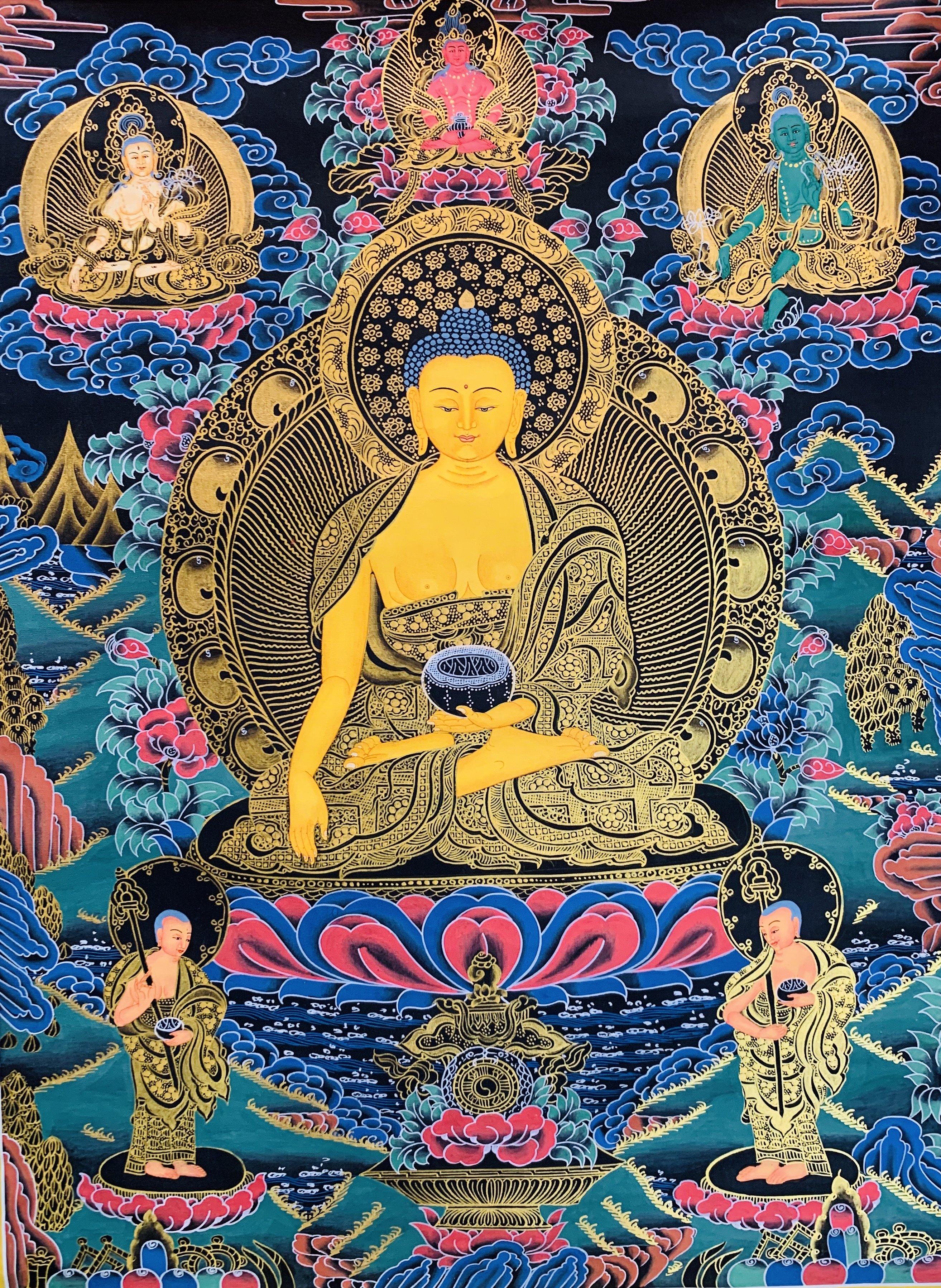 Shakyamuni Buddha Thangka Painting 62*46 - The Thangka