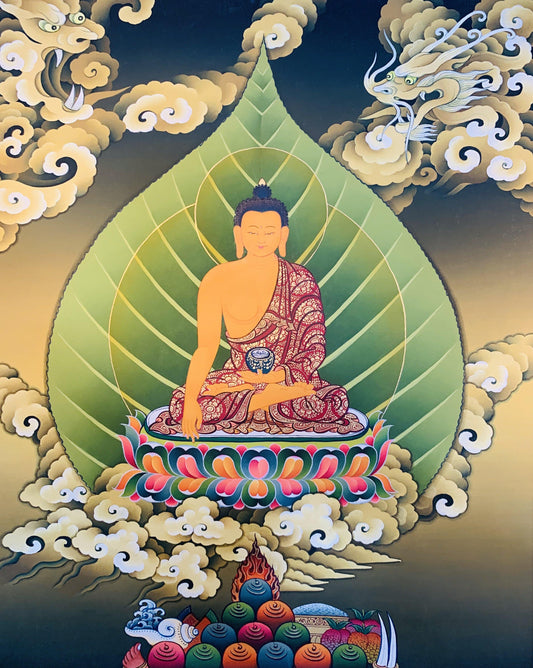 Shakyamuni Buddha Thangka Painting 50*40 - The Thangka