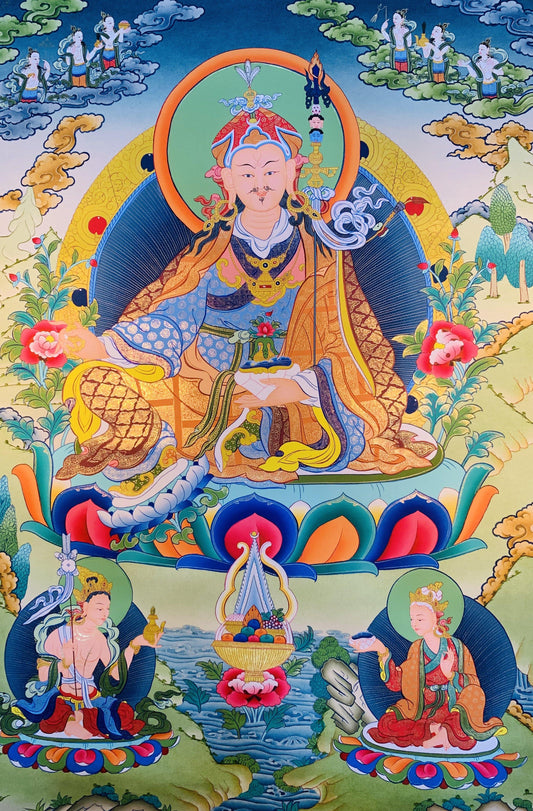 Guru Rinpoche Thangka Painting 70*50 - The Thangka