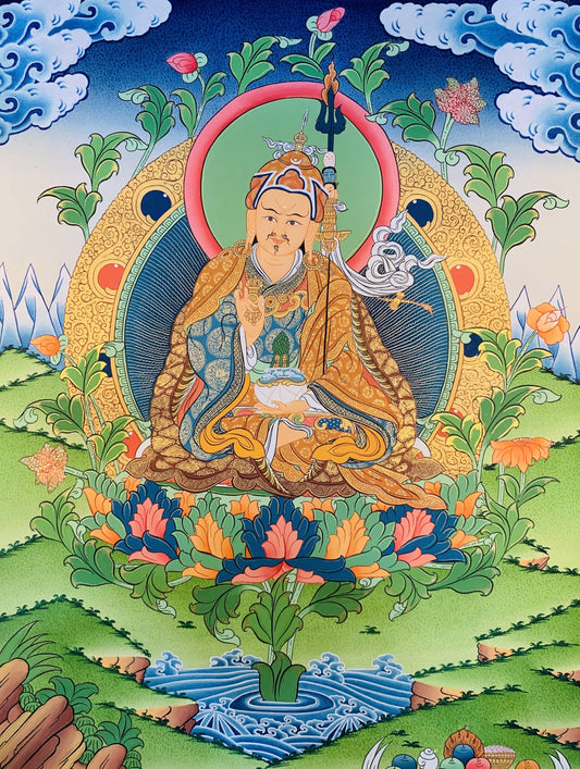 Guru Rinpoche Thangka Painting 50*40 - The Thangka