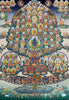 Kagyu Lineage Refuge Tree Thangka Painting 93*64 - The Thangka