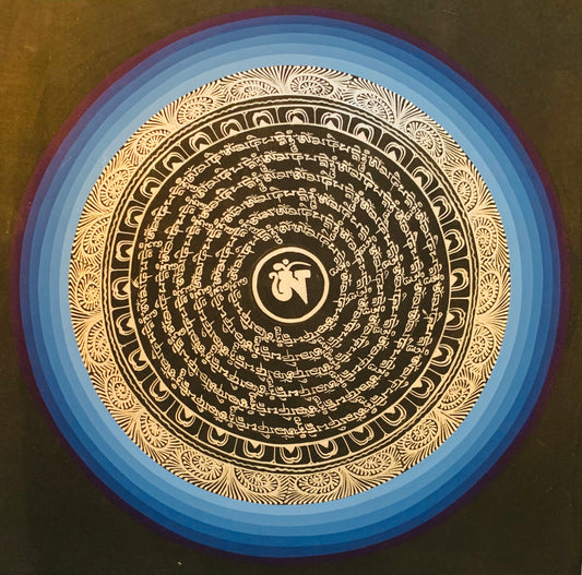 Mantra Mandala Thangka Painting 30*30 - The Thangka