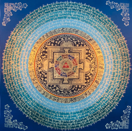 Mantra Mandala Thangka Painting 50*50 - The Thangka