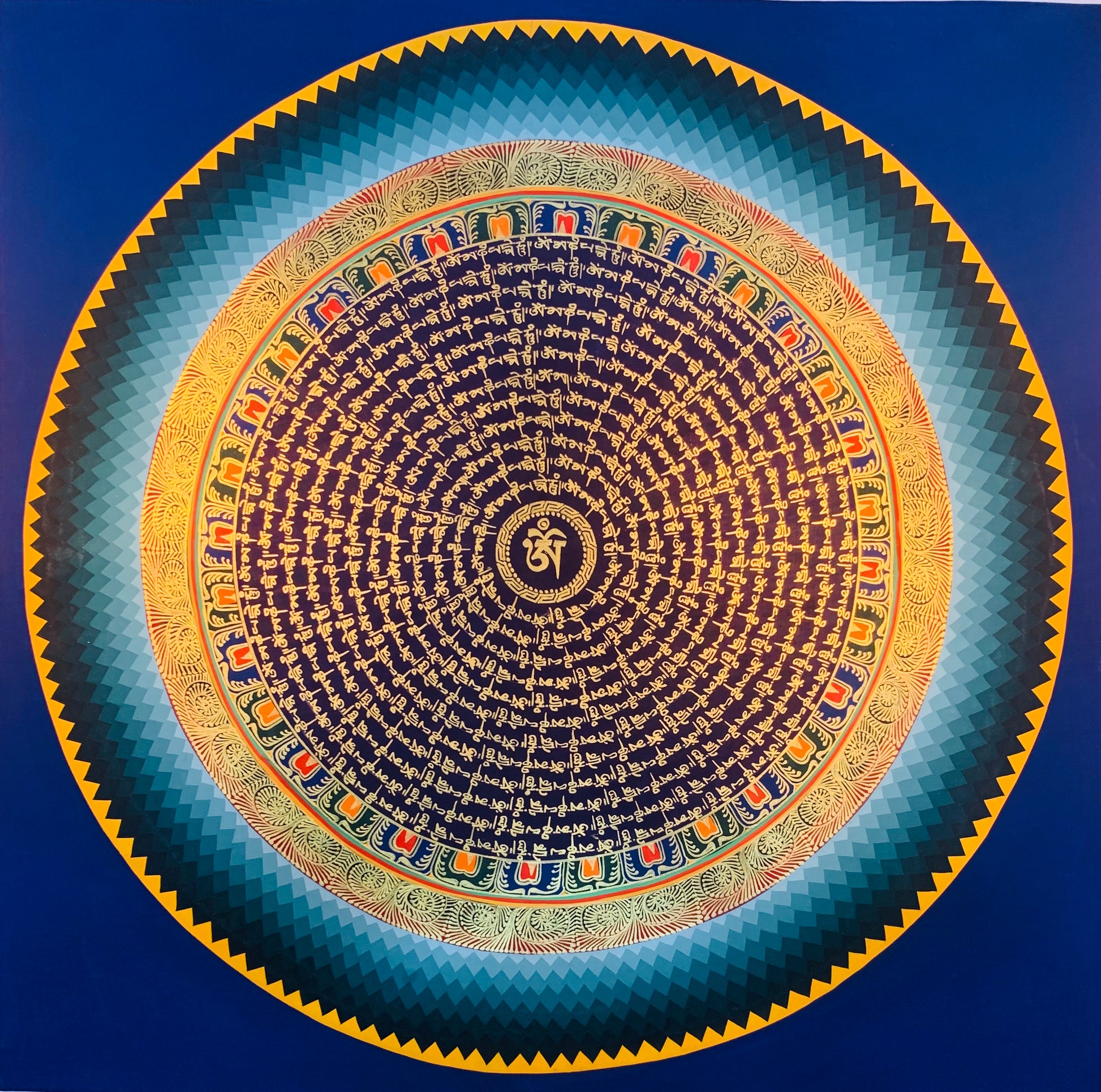 Mantra Mandala Thangka Painting 50*50 - The Thangka