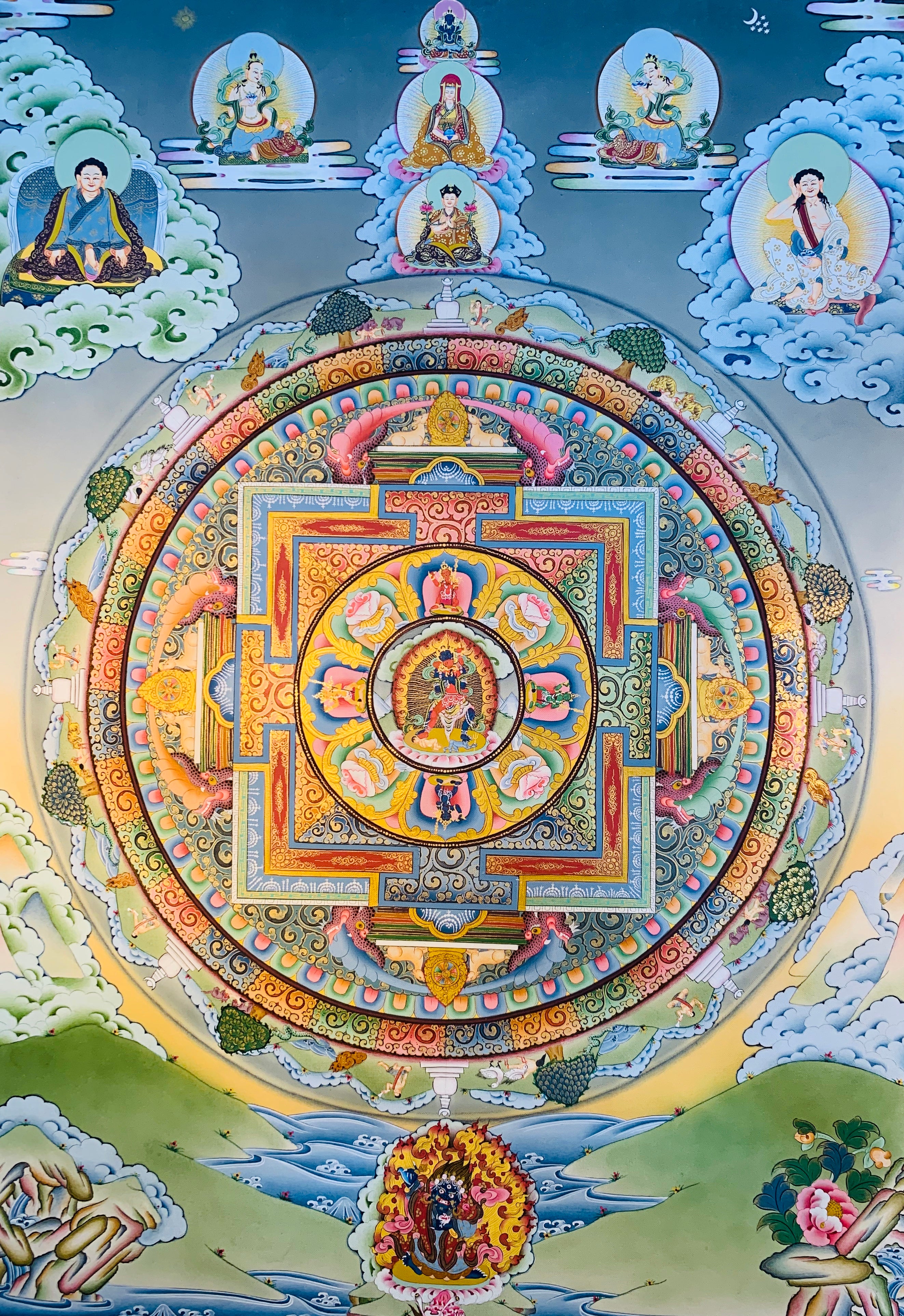 Chakrasamvara Mandala Thangka Painting 60*42 - The Thangka