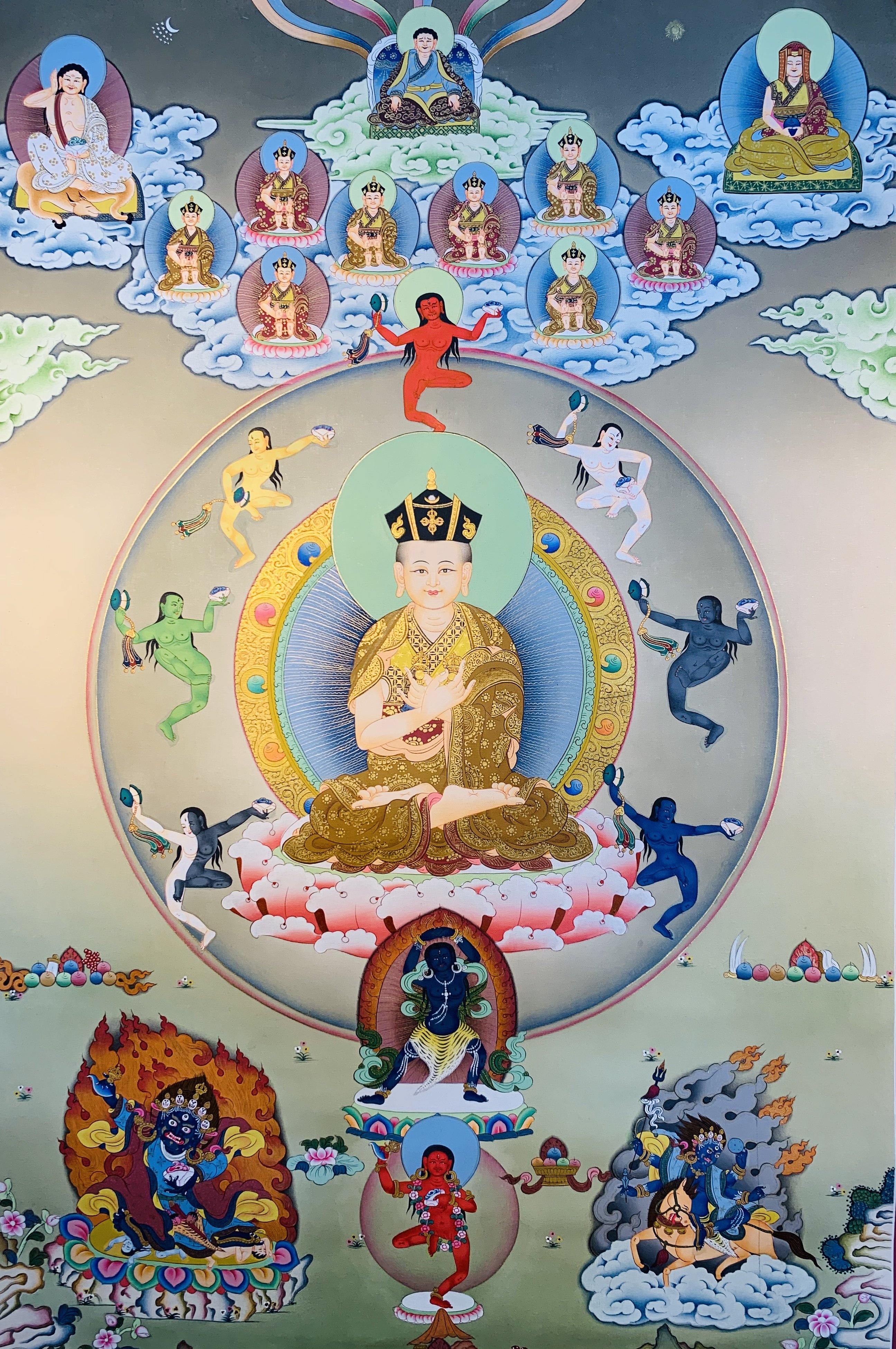 8th Karmapa  Mikyo Dorje Thangka Painting 60*42 - The Thangka