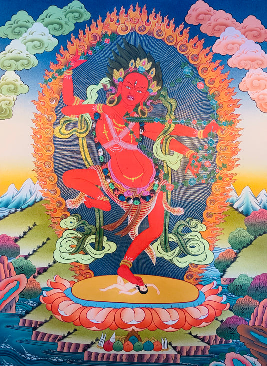 Kurukulla Thangka Paintings 70*50 - The Thangka