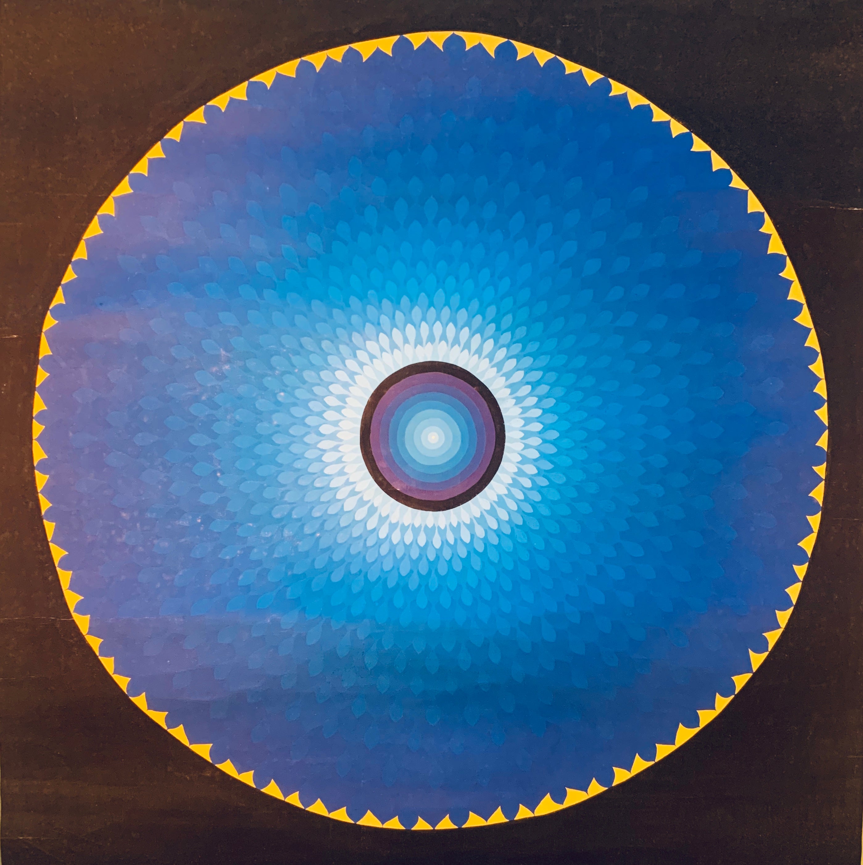 Lotus Mandala Thangka Painting 44*44 - The Thangka