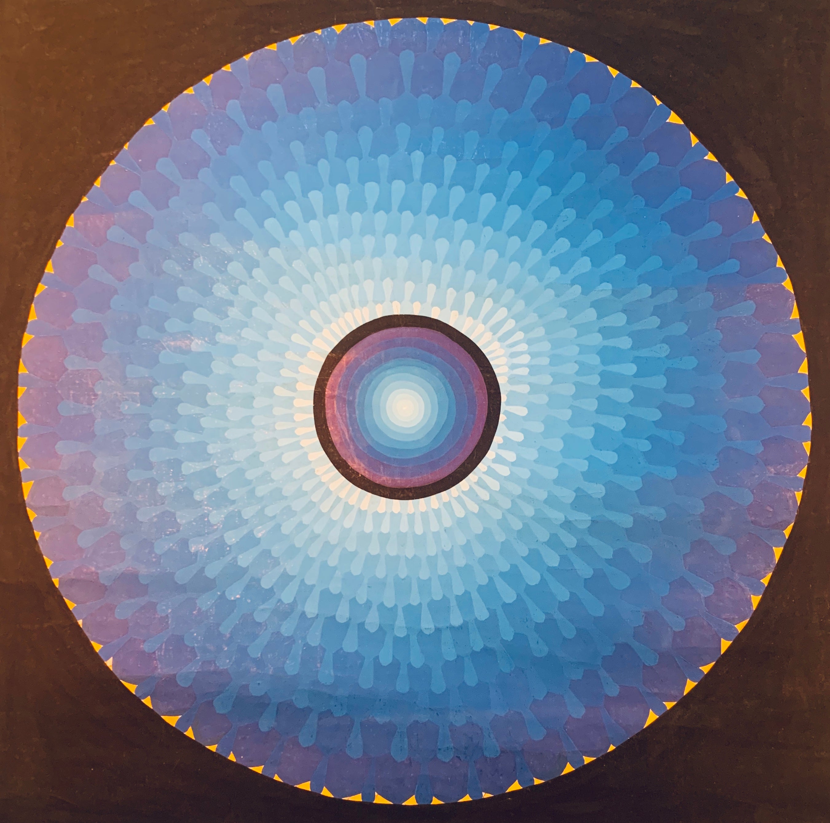 Lotus Mandala Thangka Painting 44*44 - The Thangka