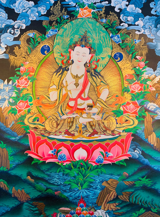 Vajrasattva Thangka Painting 75*50 - The Thangka