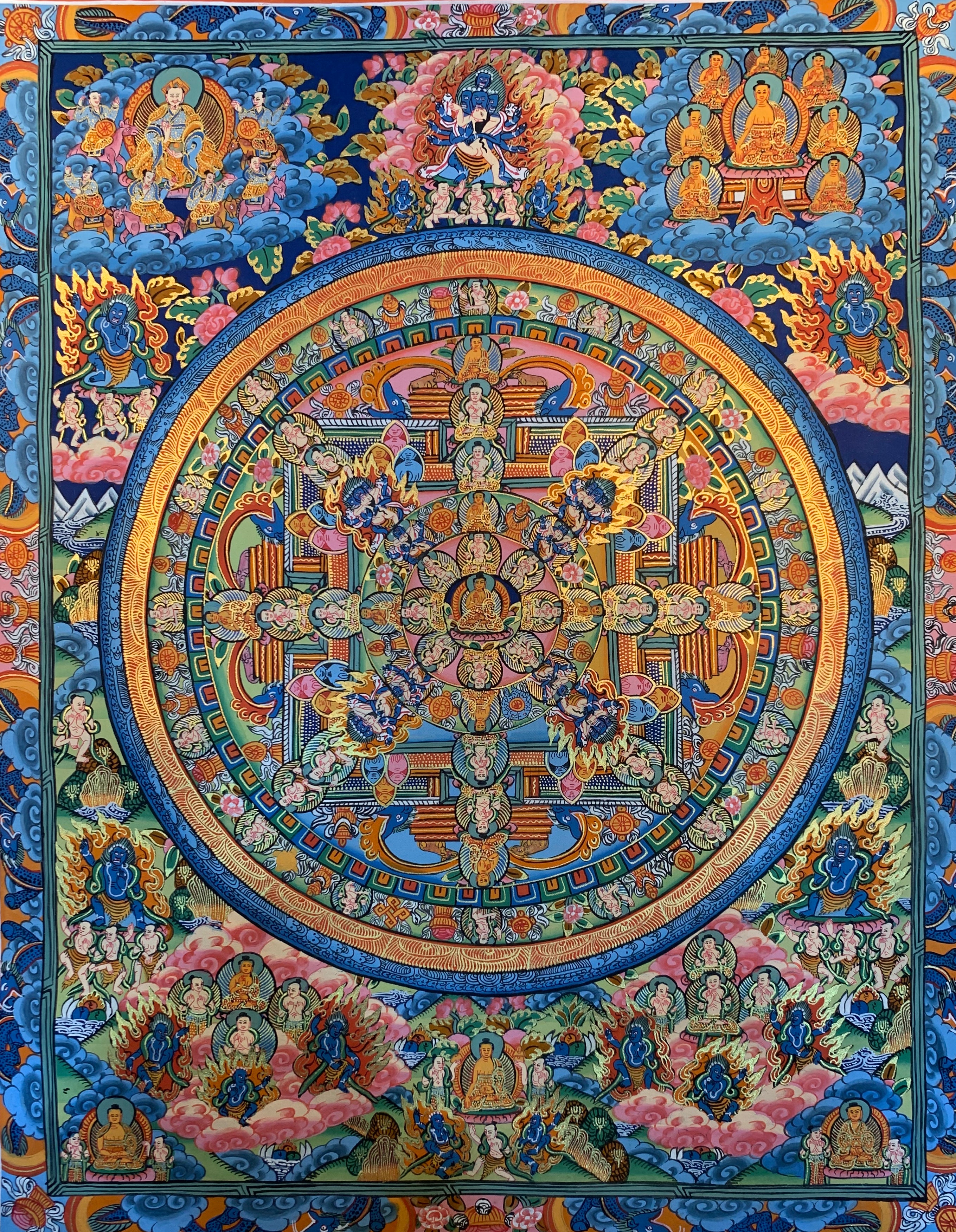 Buddha Mandala Thagka Painting 50*40 - The Thangka
