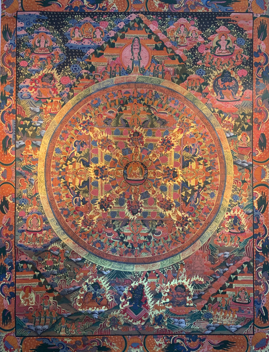 Buddha Mandala Thagka Painting 75*60 - The Thangka