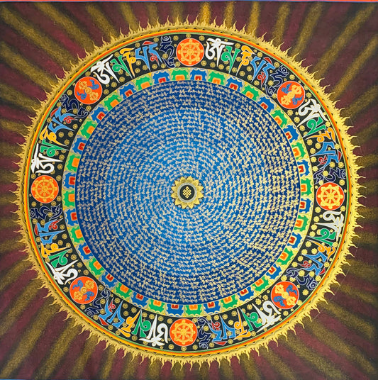 Mantra Mandala Thangka Painting 70*70 - The Thangka