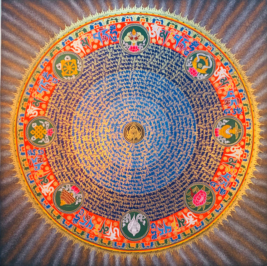 Mantra Mandala Thangka Painting 70*70 - The Thangka