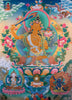 Manjushri Thangka Painting 64*46 - The Thangka
