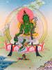 Green Tara Thangka Painting 38*28