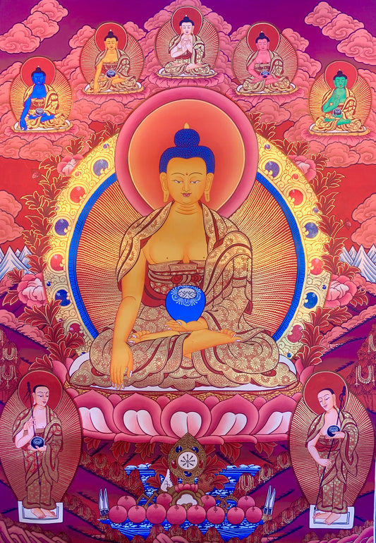 Shakyamuni Buddha Thangka Painting 60*42