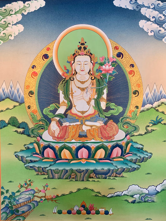 Chenrezig Thangka Painting 52*40